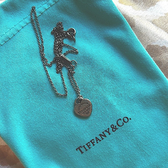 Reserved Brooke- Tiffany & C. Necklace heart mini silver 925 - Picture 3 of 6